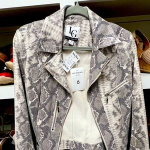 New with Tags snake print jacket
